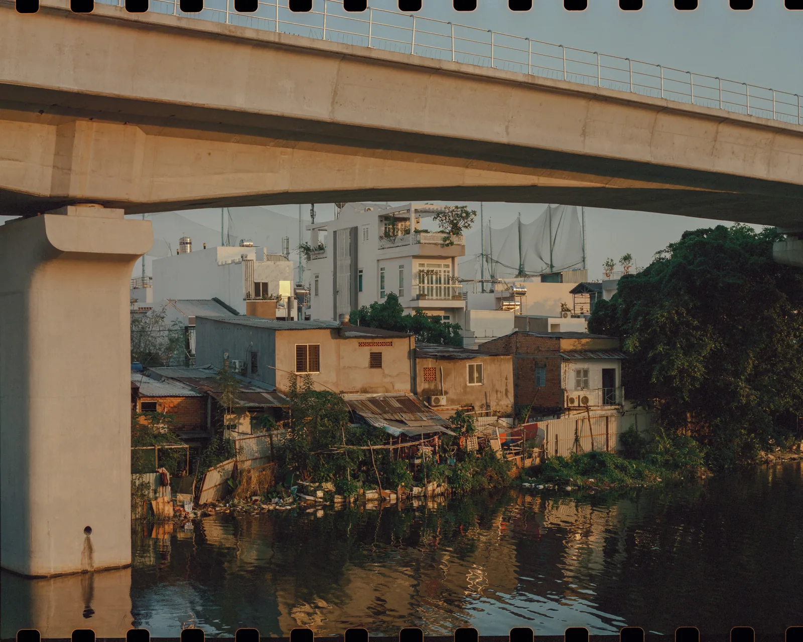 Saigon Canal Slum
