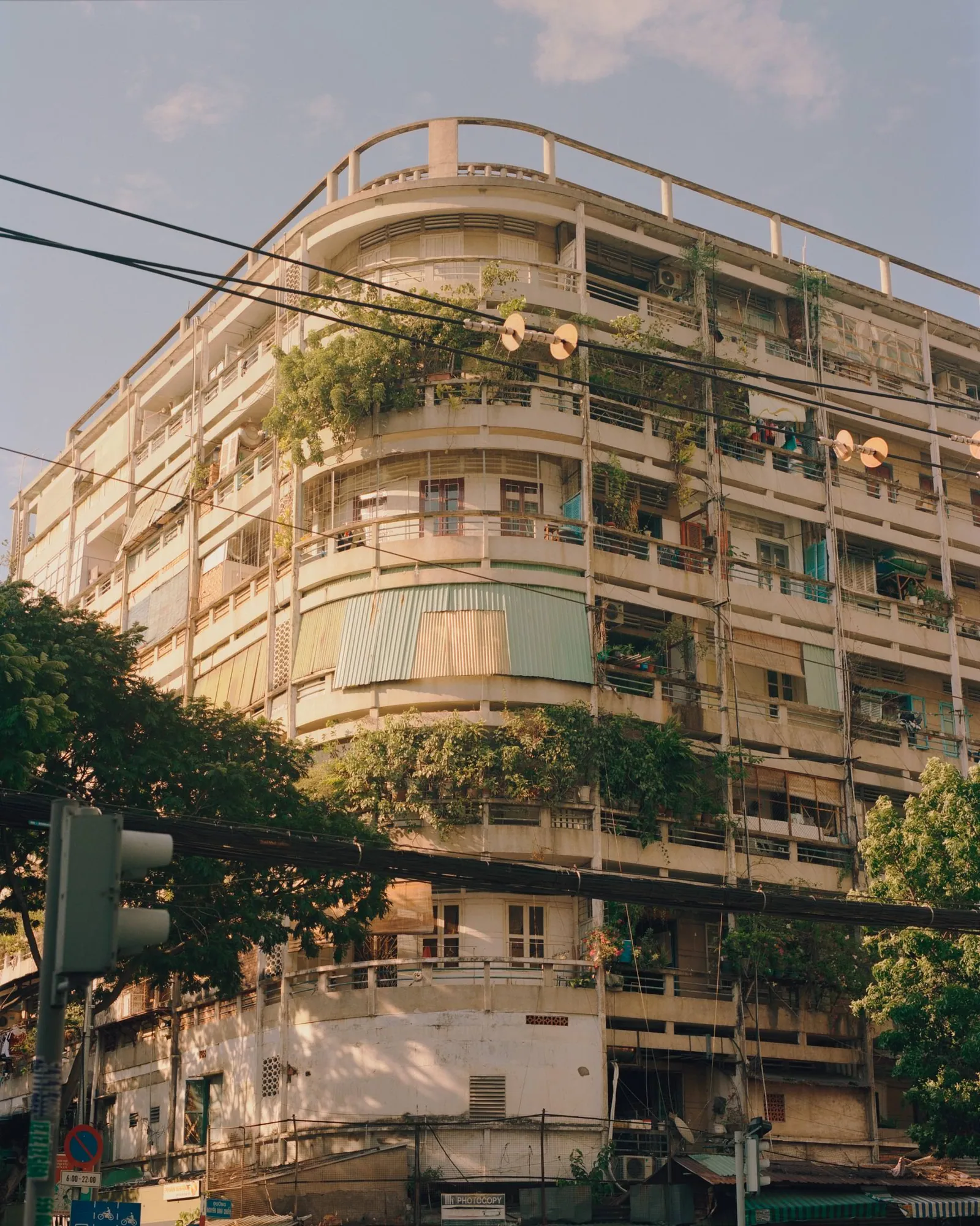 Saigon Downtown Street Block